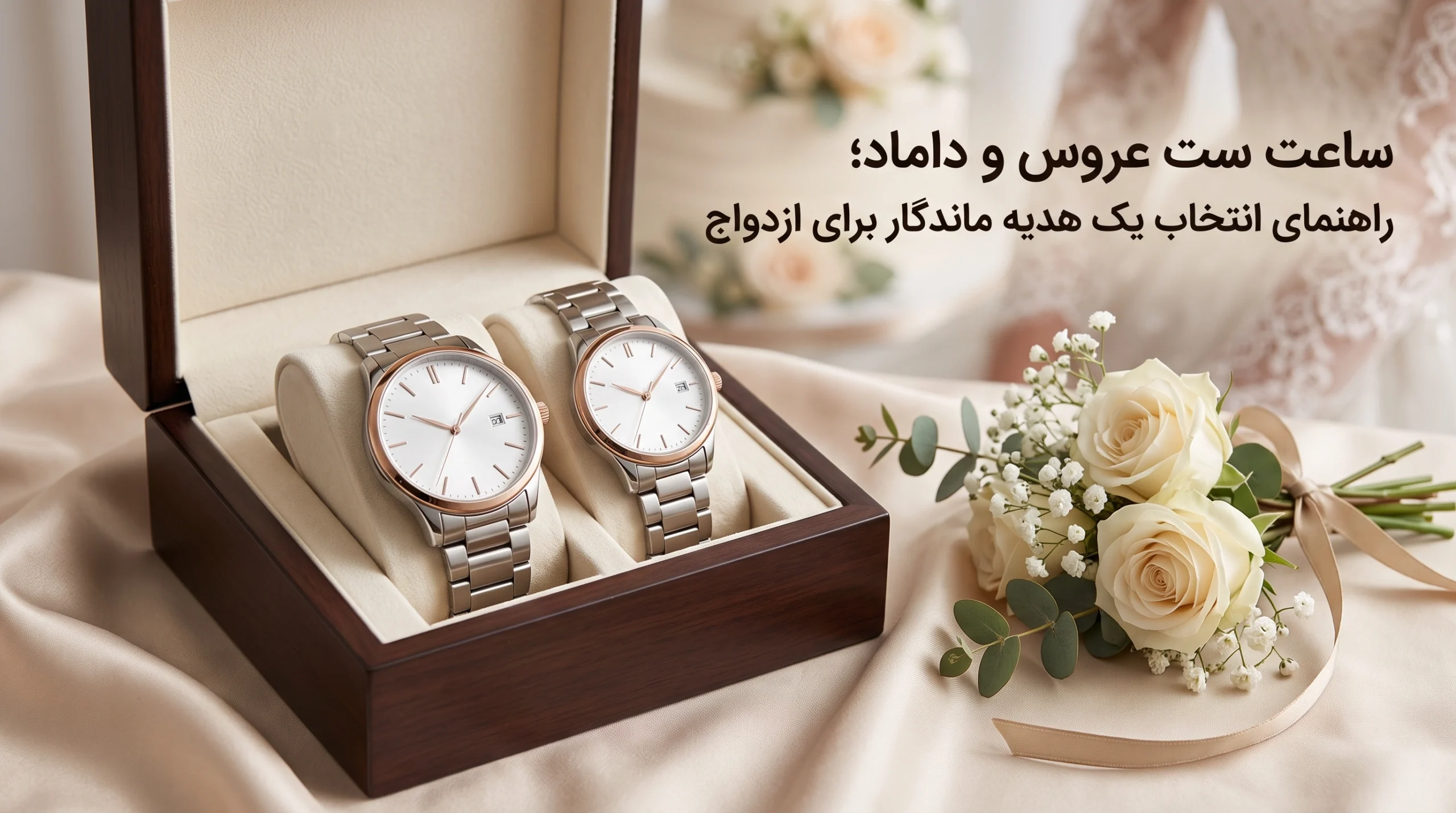 ساعت ست عروس و داماد؛ راهنمای انتخاب یک هدیه ماندگار برای ازدواج