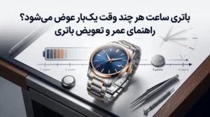 باتری ساعت هر چند وقت یک‌بار عوض می‌شود؟ راهنمای عمر و تعویض باتری