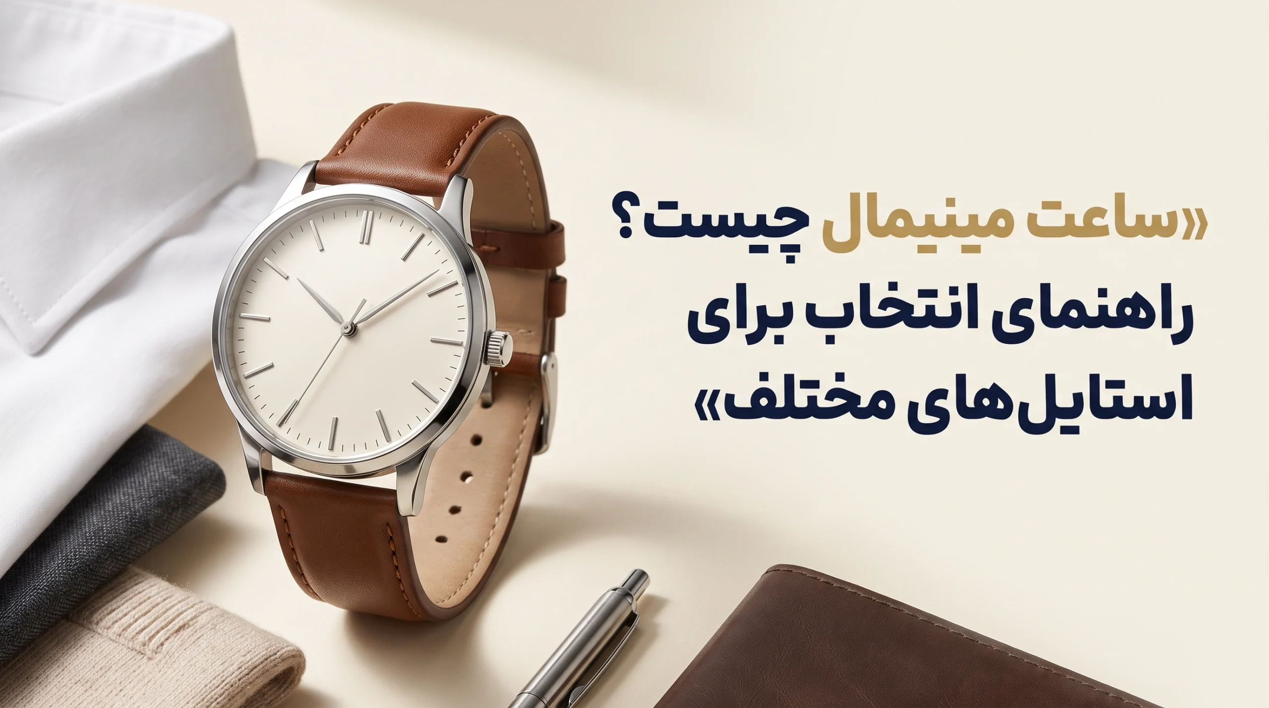 ساعت مینیمال چیست؟ راهنمای انتخاب برای استایل‌های مختلف