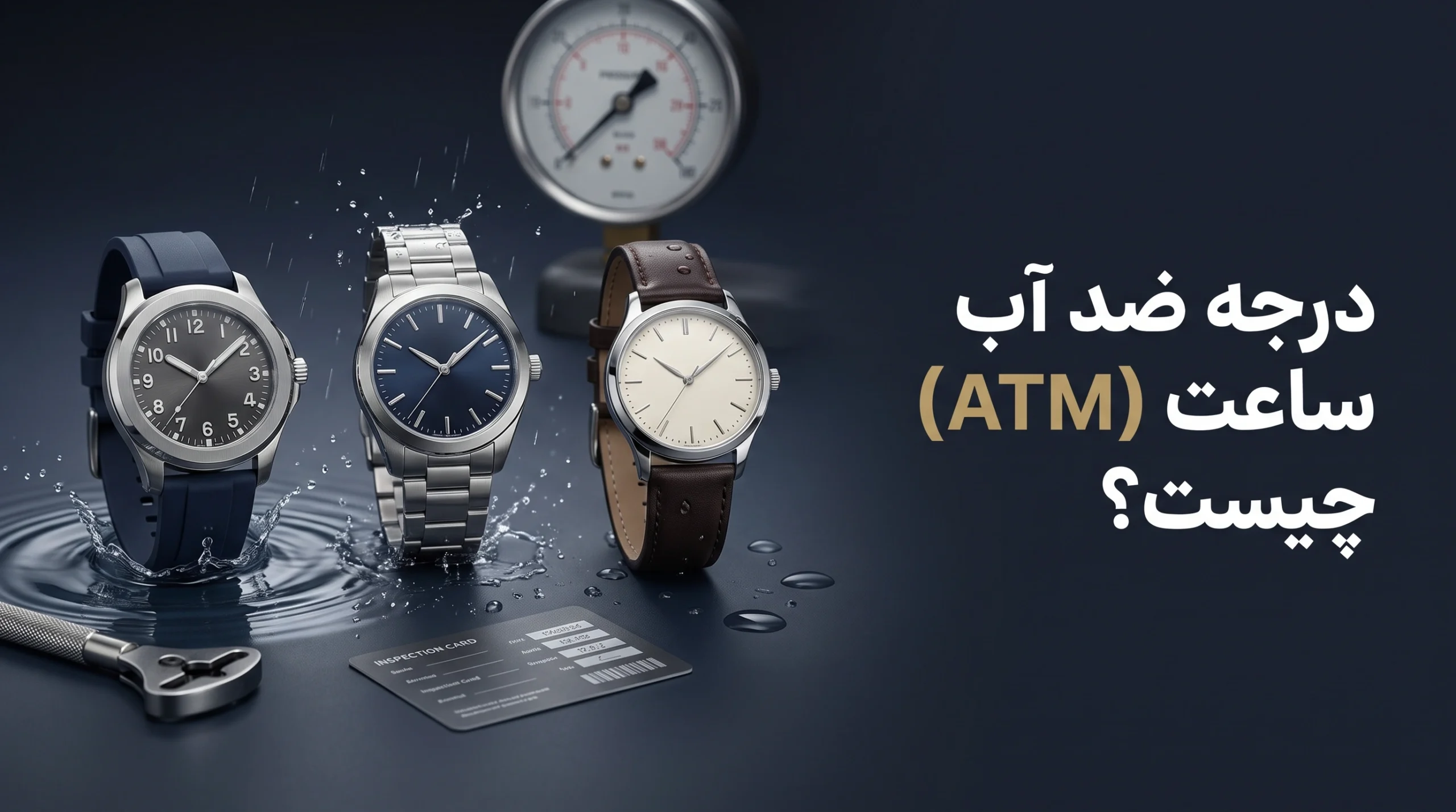 درجه ضد آب ساعت چیست و هر سطح ATM برای چه کاری مناسب است؟